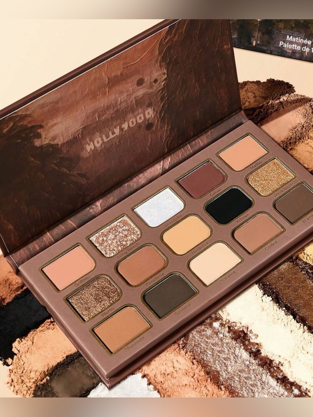 Macy's Warm Brown & Gold Matte-Shimmer Eyeshadow Palette